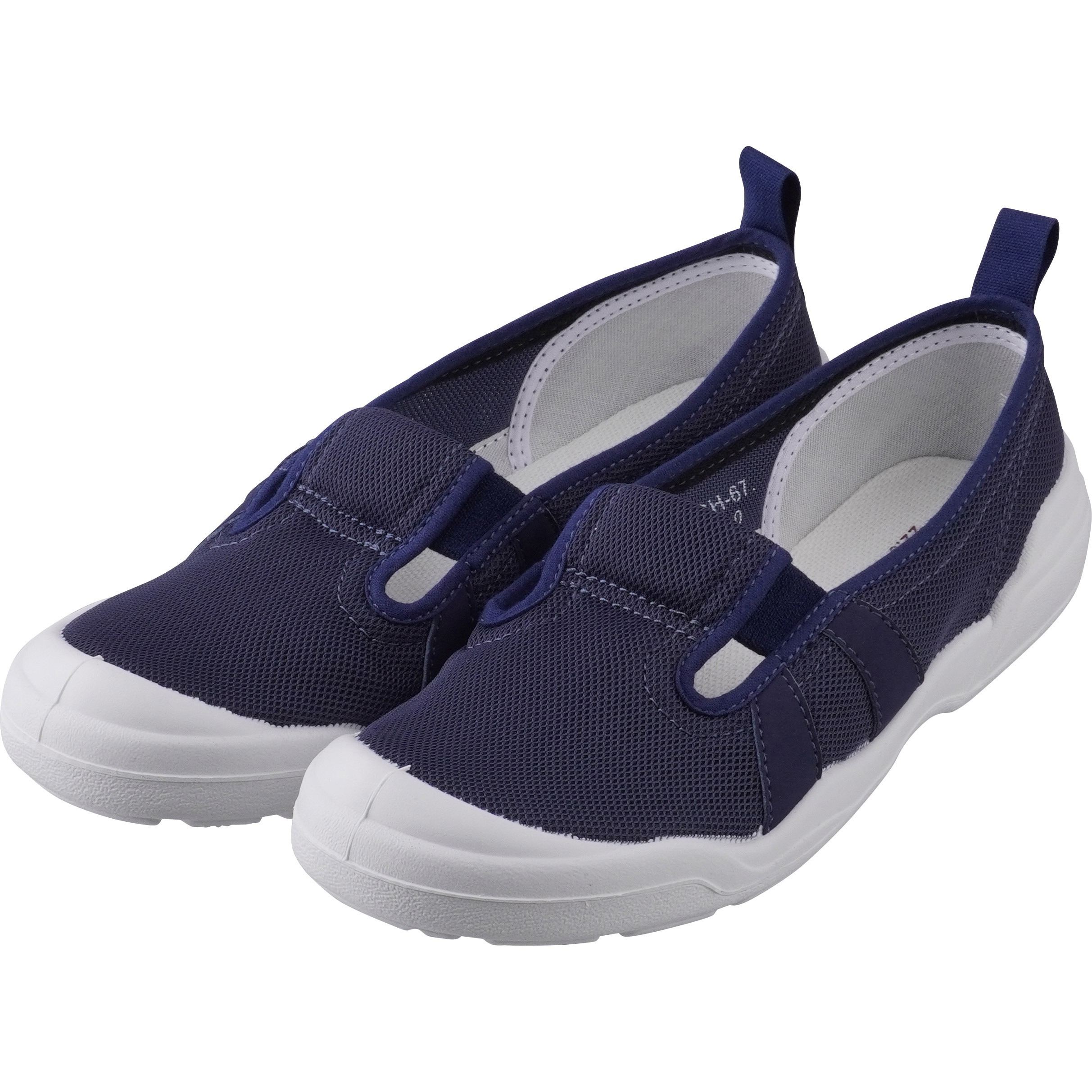 柄マニア 221074 大人の上履き01 ムーンスター ネイビー色 サイズ22cm足幅2E 1足