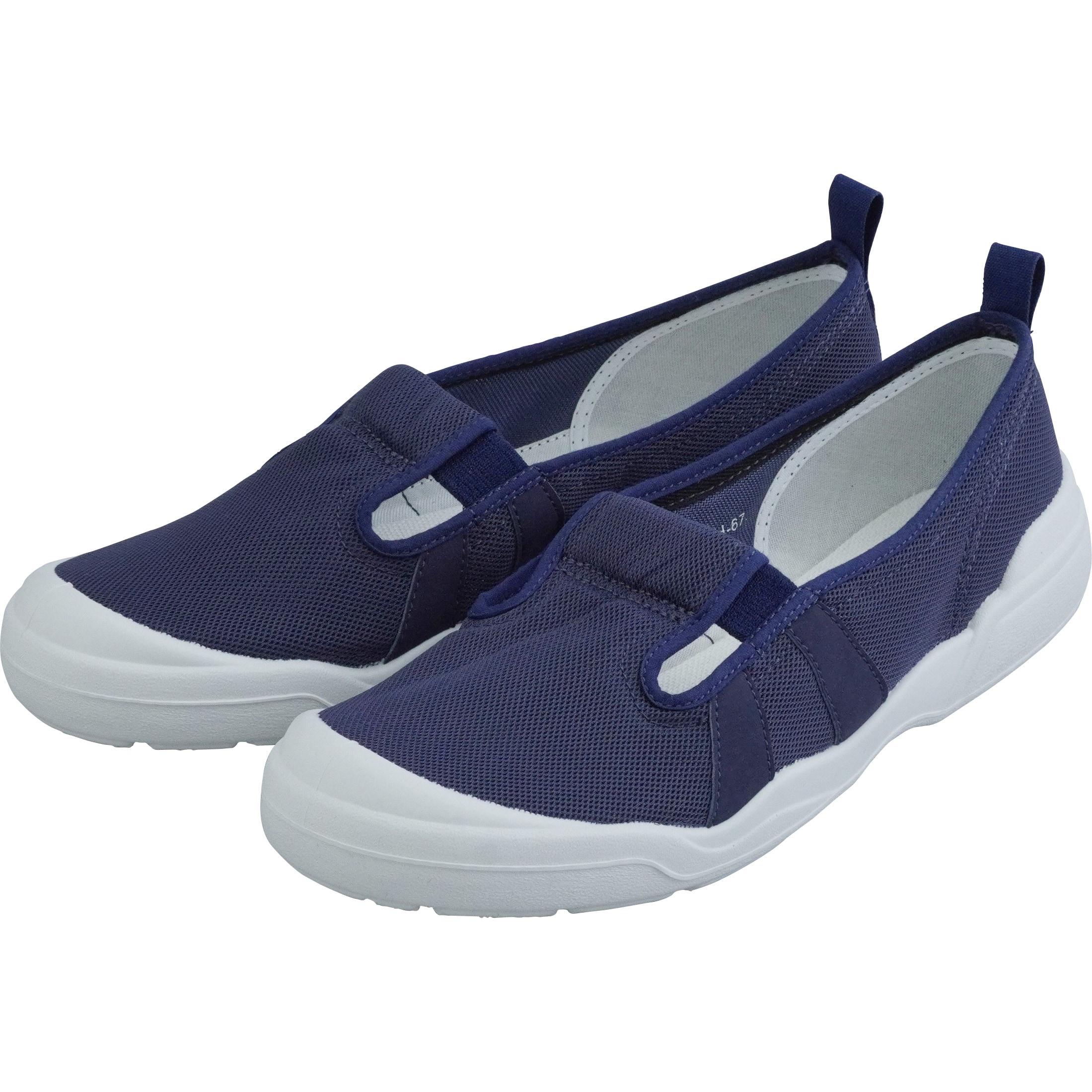 110cm/靴21,22,23cmの１足■身長95-145cm 221074 大人の上履き01 ムーンスター ネイビー色 サイズ27cm足幅