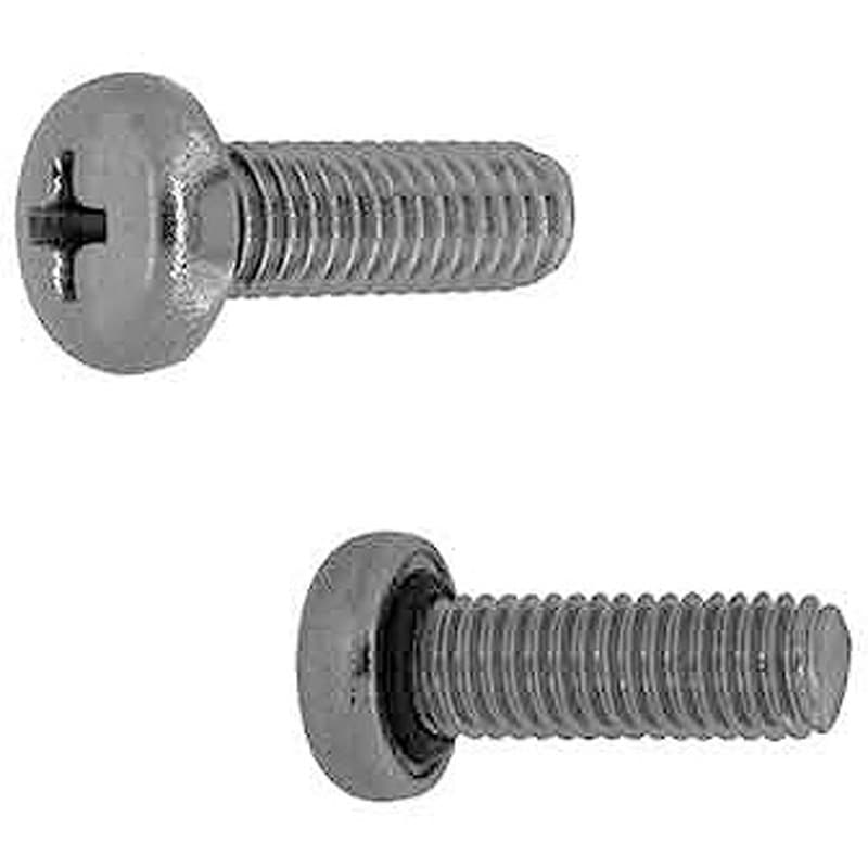 （＋）シールビス（ナベ）SUSシールビス(ナベ 4 X 15 ステンレス(303、304、XM7等)/生地(または標準)