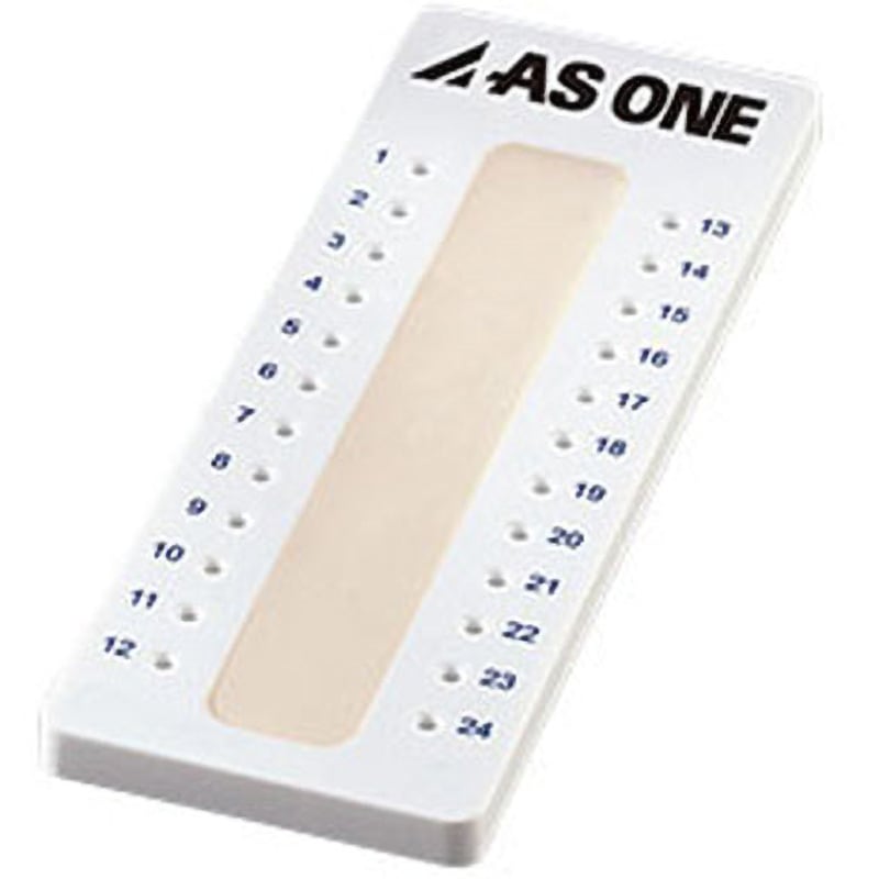 ワックスプレート ヘマトクリットチューブ用ワックスプレート 1箱(10個) アズワン 【通販モノタロウ】