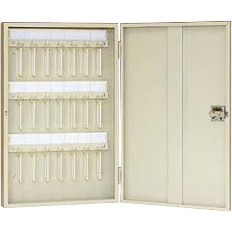 161012 キーボックス ACE(エース) 施錠方法シリンダー錠(子鍵2本付) アイボリー色 ホルダー数20 高さ400mm間口260mm奥行53mm