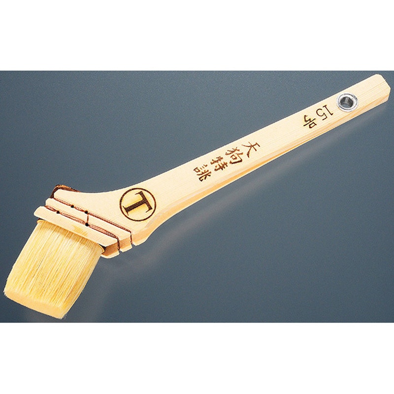 103522 0015 天狗特誂 ダメ込 筋違 白 大塚刷毛製造 刷毛 板幅40mm