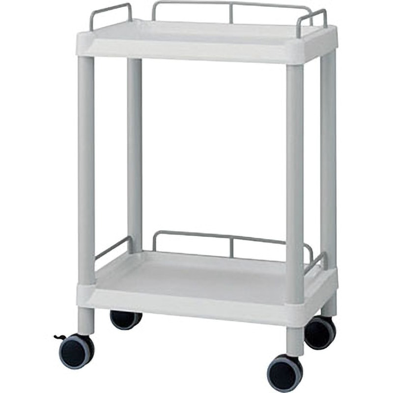 ME11E モバイルイージーカート(ガード枠付き:グレー) アズワン 2段   ME11E 10,792円