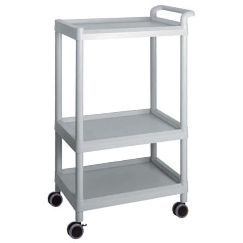 ME32C モバイルイージーカート(トールタイプ/ワイド32)グレー アズワン 3段 間口705mm高さ1117mm  ME32C