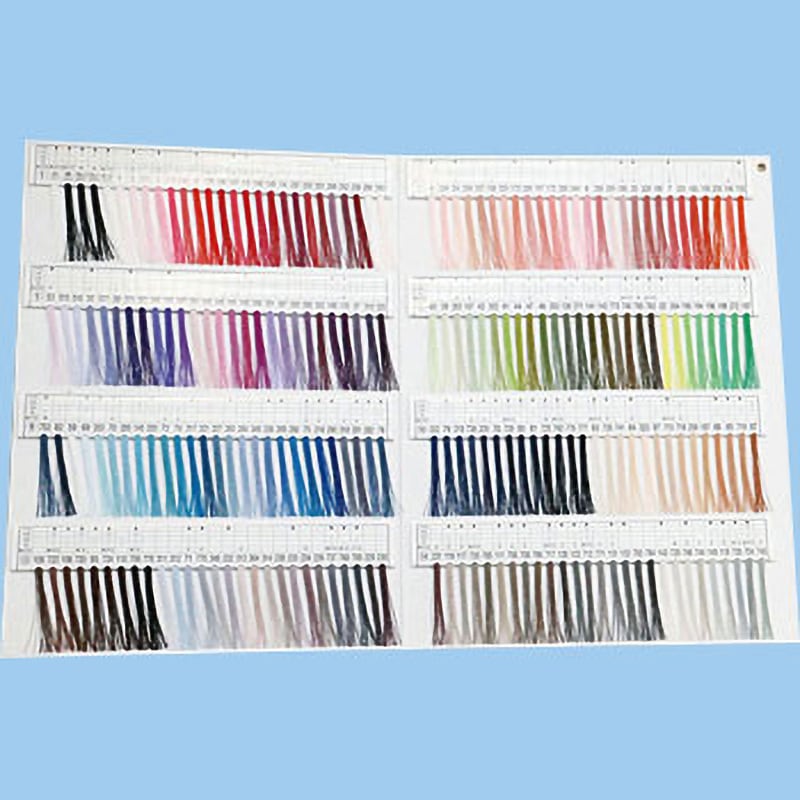 キング ポリエステルミシン糸 色見本帳 1冊 フジックス[縫製用品