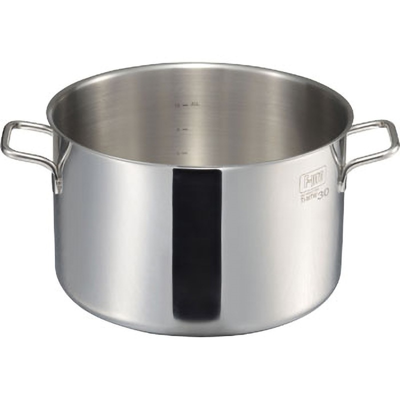 45cm IH F-PRO半寸胴鍋蓋無(目盛付) MTI(エムテーアイ) 容量47.6L 
