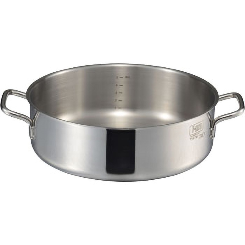 MTI IH F-PRO 外輪鍋 蓋無 (目盛付) 36cm 36cm IH F-PRO外輪鍋蓋無(目盛付) 1個 MTI(エムテーアイ) 通販