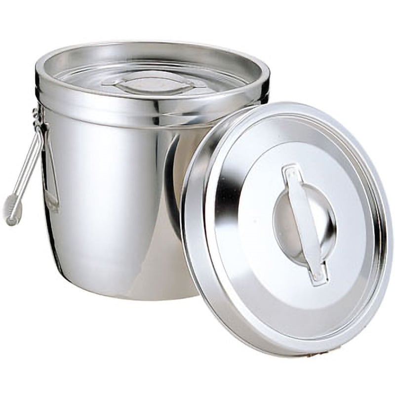 二重汁食缶 中蓋式 両手式　クリップ無 二重汁食缶 中蓋式 両手式 クリップ無 【公式通販】