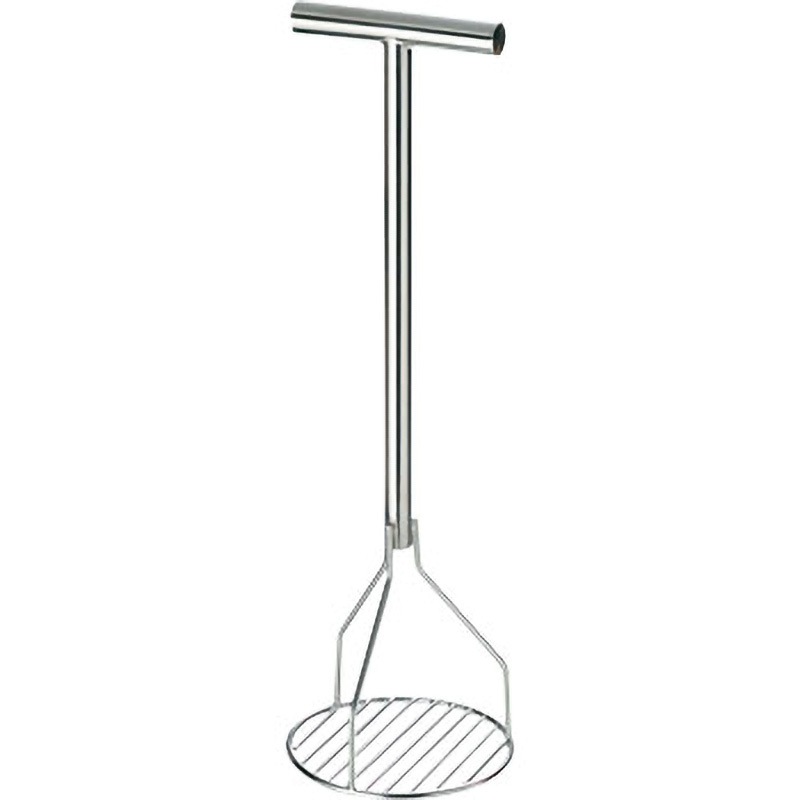 (大) 18-8パイプ柄給食マッシャー 1個 エムテートリマツ 【通販モノタロウ】