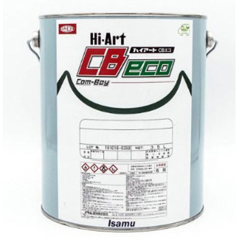 215-3098-2 ハイアートCBエコ フラットベース イサム塗料 1缶(3.5L) 215-3098-2