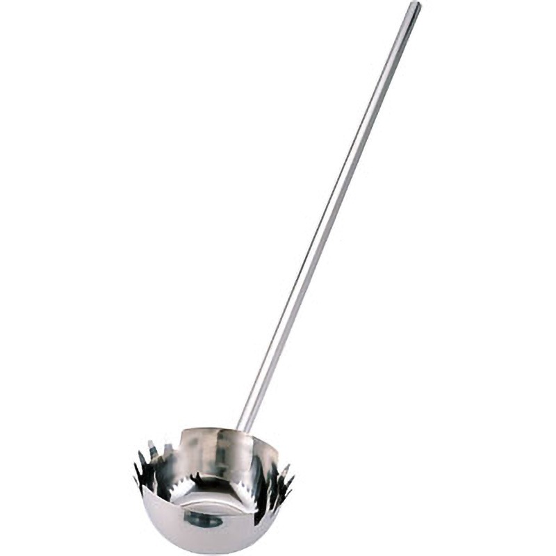 18cm 18-8パイプ柄麺杓子1m柄 1個 エムテートリマツ 【通販モノタロウ】