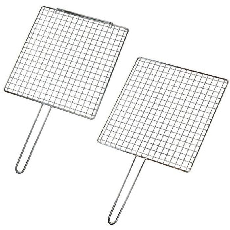 ‐ 18-8合せ焼網大 エムテートリマツ 角型