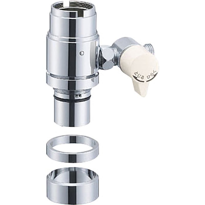 B98-2B シングル混合栓用分岐アダプター 1個 SANEI(旧:三栄水栓製作所