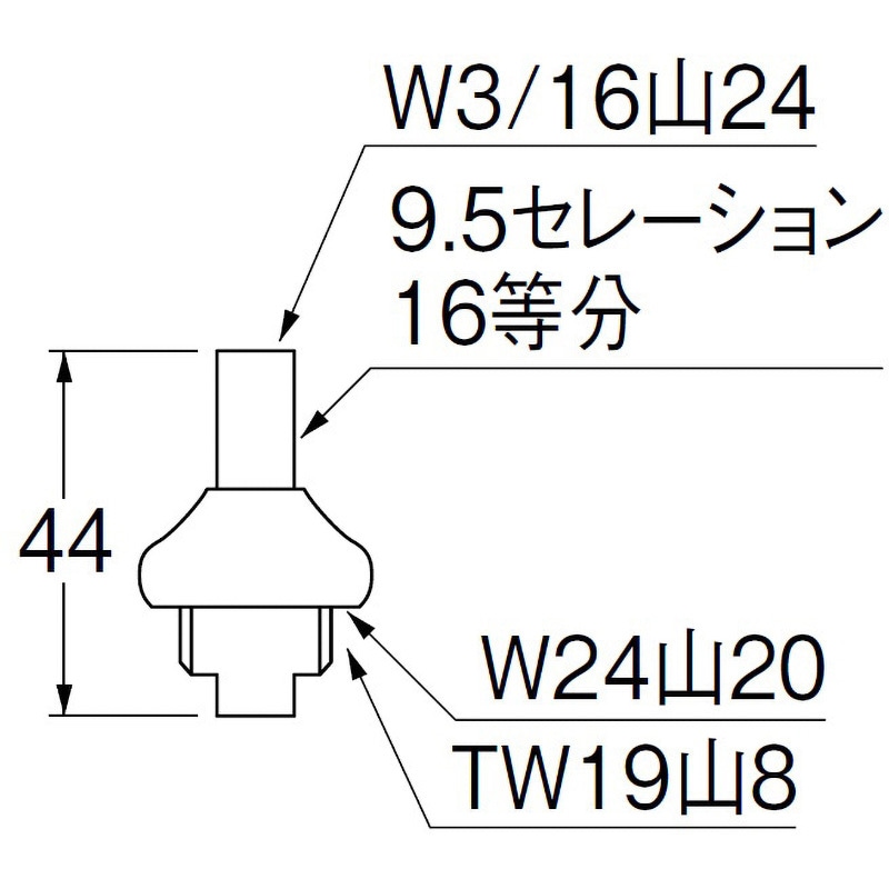 PU36S-13 スピンドルセット SANEI(旧:三栄水栓製作所) 呼び径13mm JIS