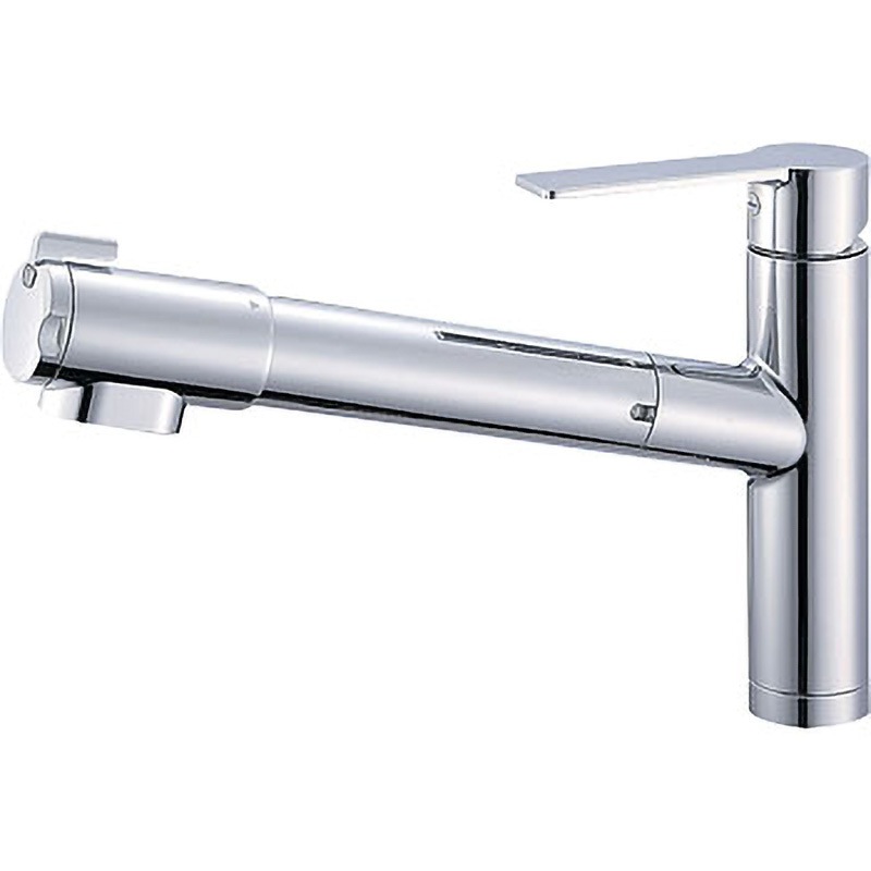 シングル浄水器付ワンホールスプレー混合栓 SANEI(旧:三栄水栓製作所