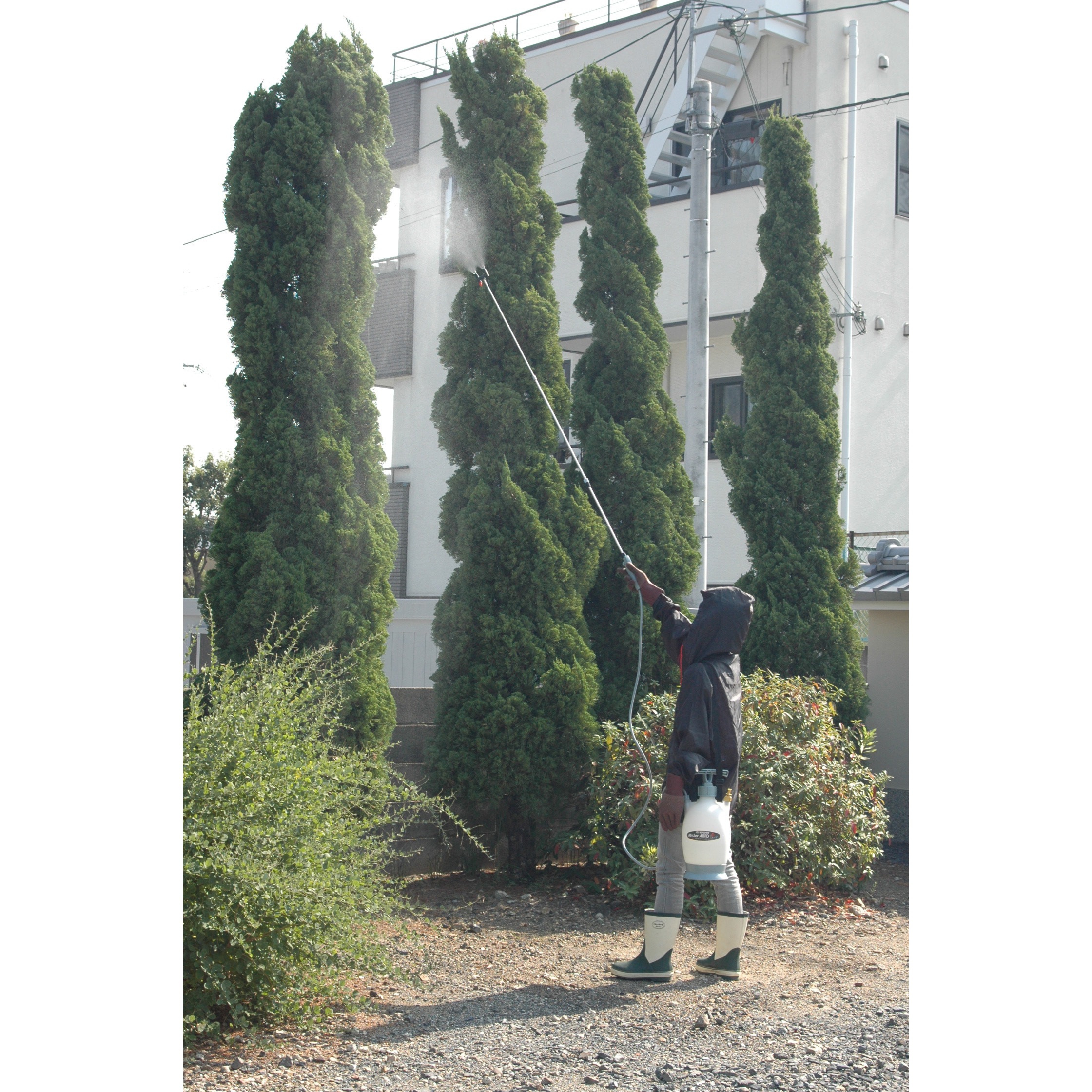 HS-403BT 蓄圧式噴霧器 ミスターオート HS-Bシリーズ 工進 肩掛式