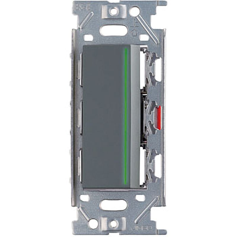 PXP-J-NKW01009-SG スイッチ・コンセントプレート ガイドランプ付埋込シングルスイッチ 1セット LAMP(スガツネ工業) 【通販モノタロウ】