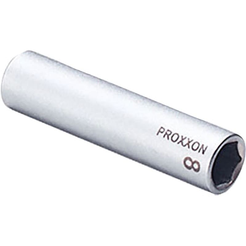 83773 ディープソケット 1/4 PROXXON(プロクソン) 二面幅8mm寸法8mm