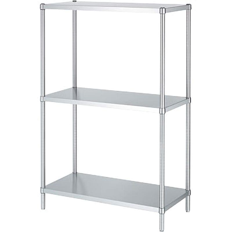 RB3-6045 ステンレスラック ベタ棚3段仕様(SUS430) シンコー 高さ