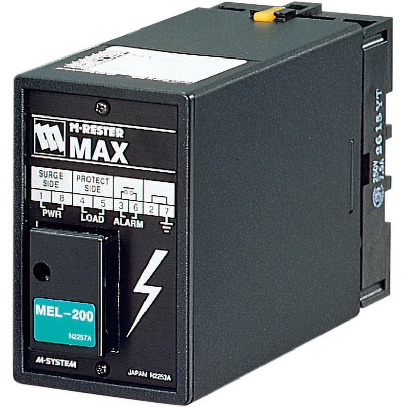 MAX-100 電源用避雷器(高耐量形) 1個 M-SYSTEM 【通販サイトMonotaRO】