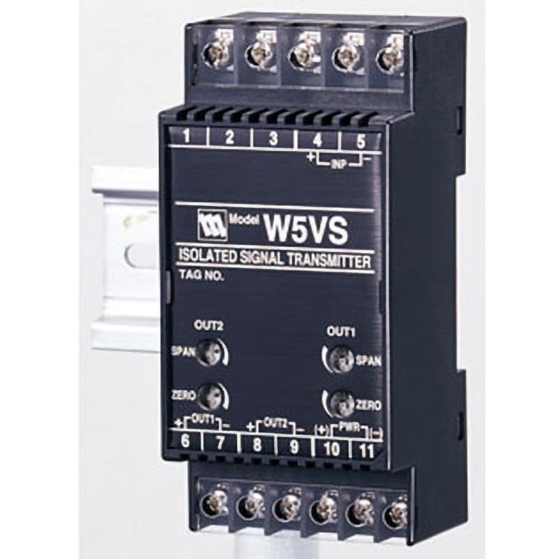 W5VS-AAA-R 直流入力変換器(2出力) 1個 M-SYSTEM 【通販サイトMonotaRO】