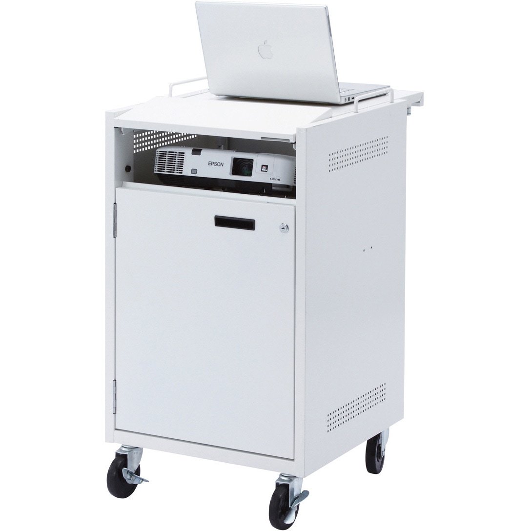 PR-7N プロジェクター台(角度調節可能・鍵付き収納) 1個