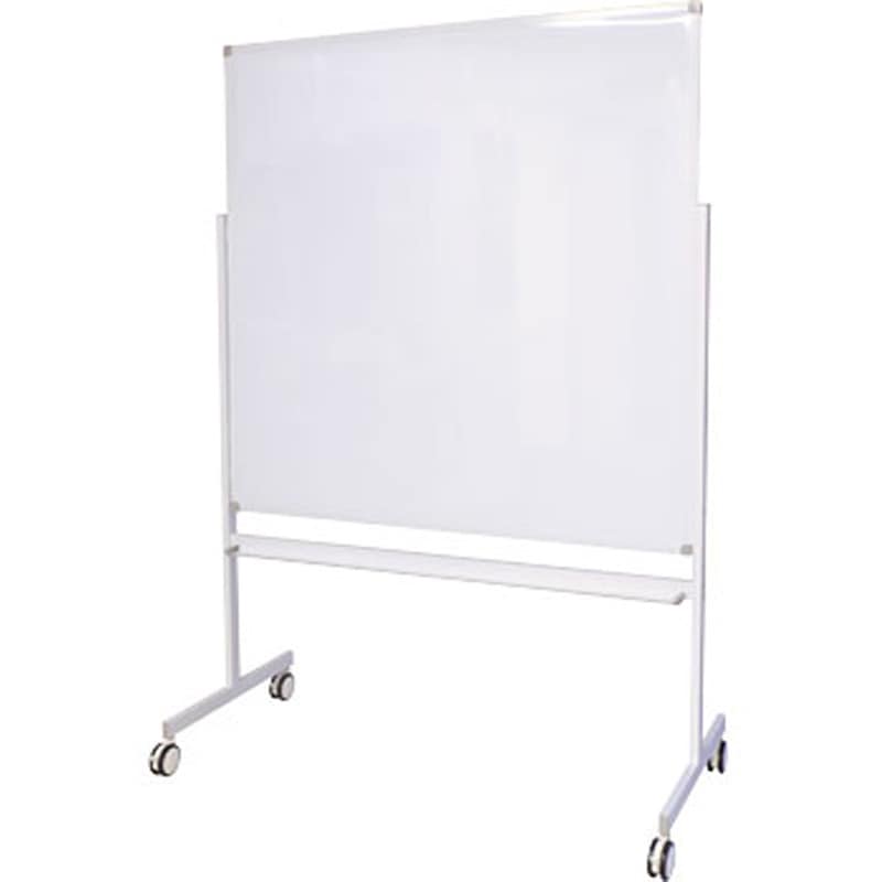 SHWB2-1212ASWH 縦型ホワイトボードⅡ アール・エフ・ヤマカワ 脚付き・無地 幅1244mm奥行565mm高さ1788mm  SHWB2-1212ASWH