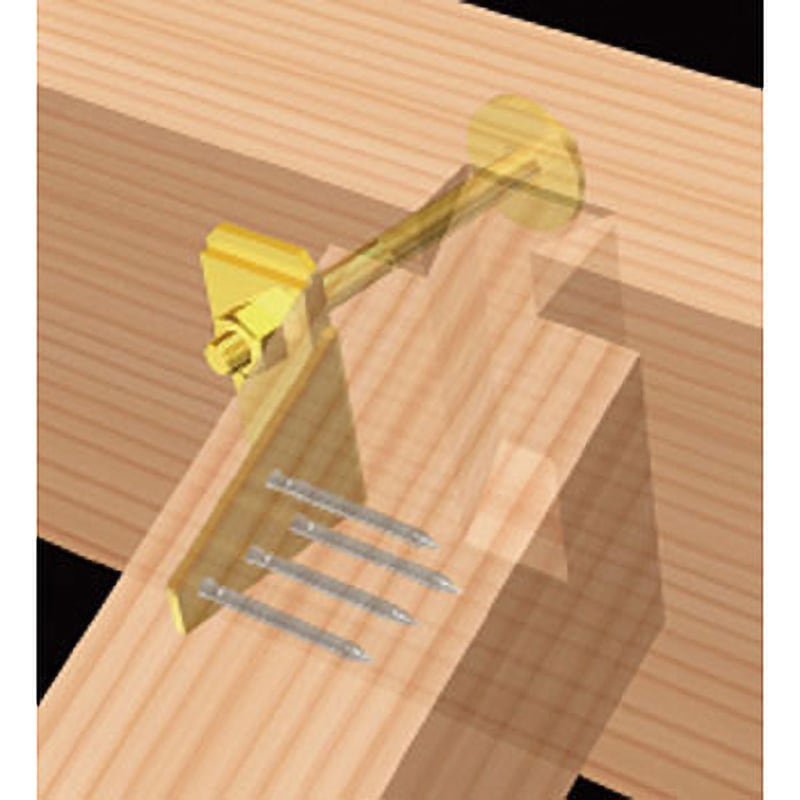 AA1636 登り梁ジョイント 3060 タナカ 寸法45×80×75×4.5(t)mm 1セット(6組) AA1636