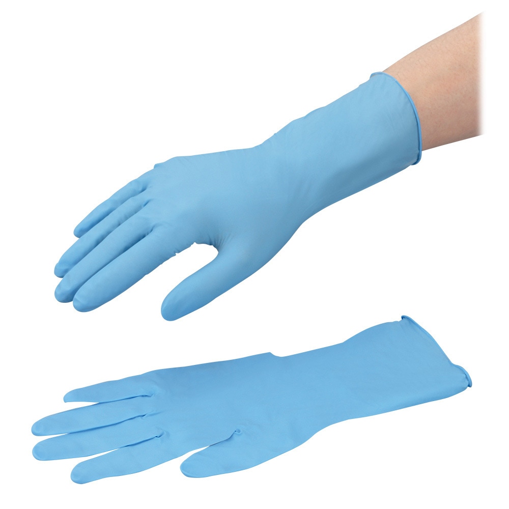 GTF 2909-10X CSM サニーフーズニトリル手袋・ロング アズワン 1000枚