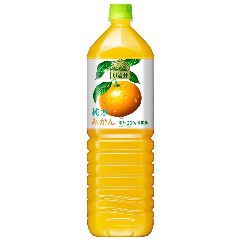 小岩井 純水みかん キリン オレンジ ペットボトル 本数8 容量1.5L