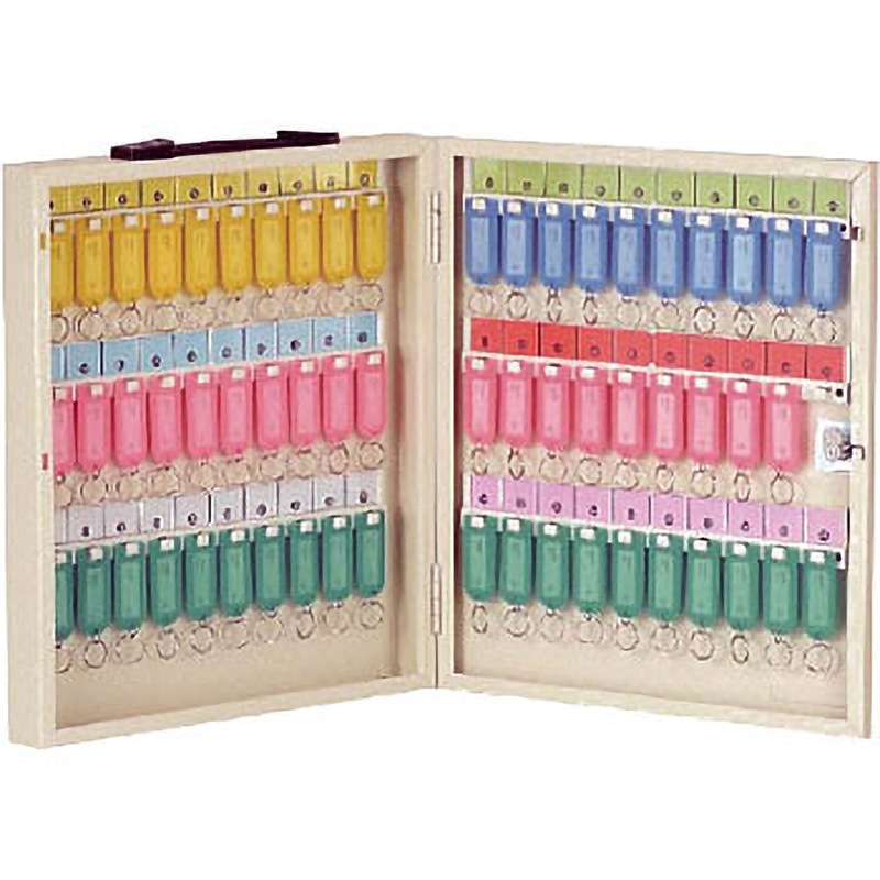 317-58A スチール製携帯用キーボックス ユニット ベージュ色