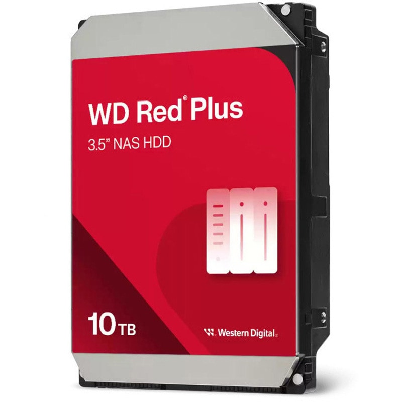 WD100EFGX 内蔵ハードディスク 3.5インチ WD Red Plus 1台 Western Digital(ウエスタンデジタル) 【通販モノタロウ】 30,537円