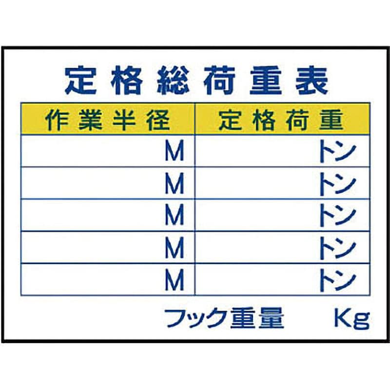 326-10 建設機械関係標識 ゴムマグネット 1枚 ユニット 【通販サイトMonotaRO】