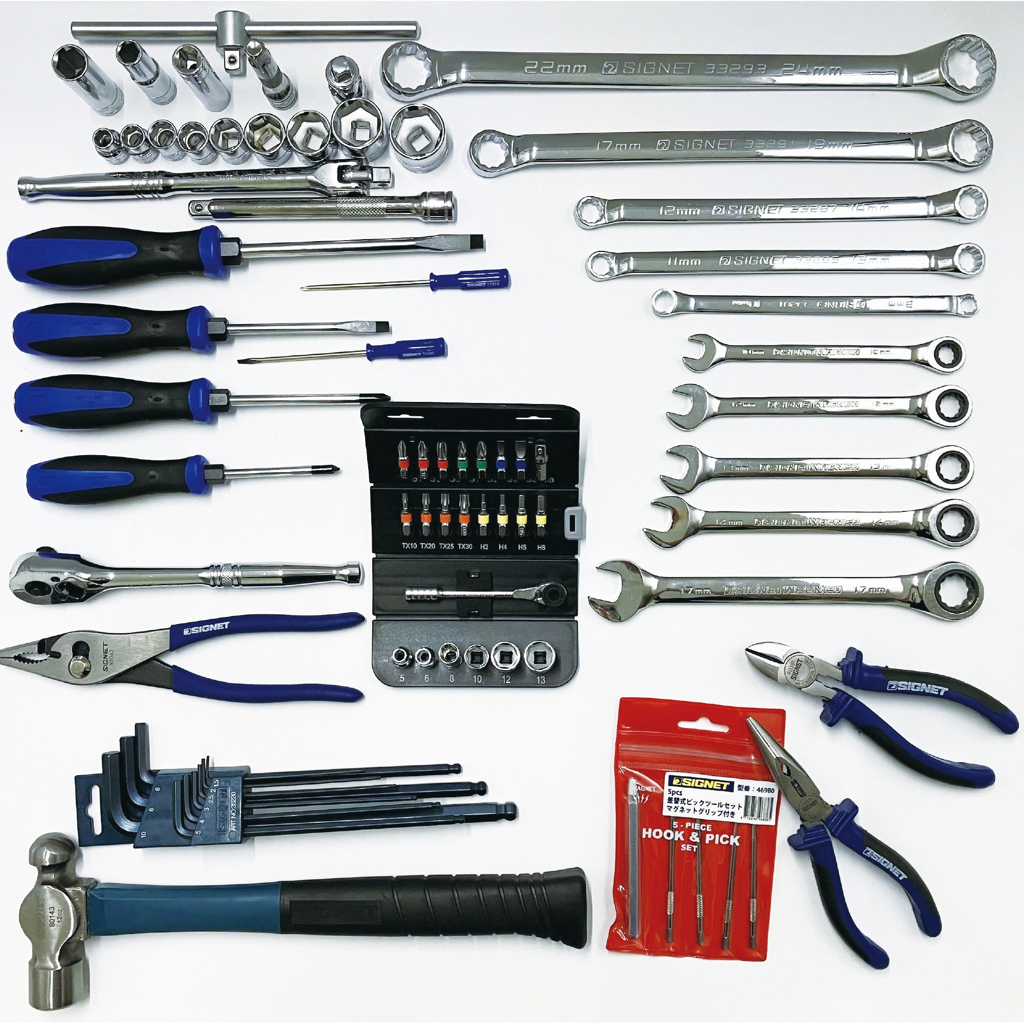 SG-7524 ツールセット (工具のみ) 1セット SIGNET(シグネット) 【通販モノタロウ】