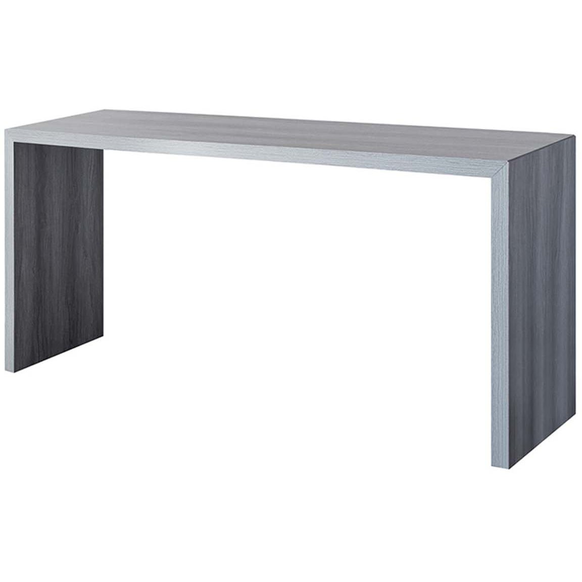 DT-1004R シンプルデスク 幅120/150 奥行40/60 高さ72cm Visage Neo (ビサージュ ネオ) ミヤタケ(宮武製作所) 合成樹脂化粧合板(PVC) グレー色 幅150cm奥行40cm高さ72cm  DT-1004R