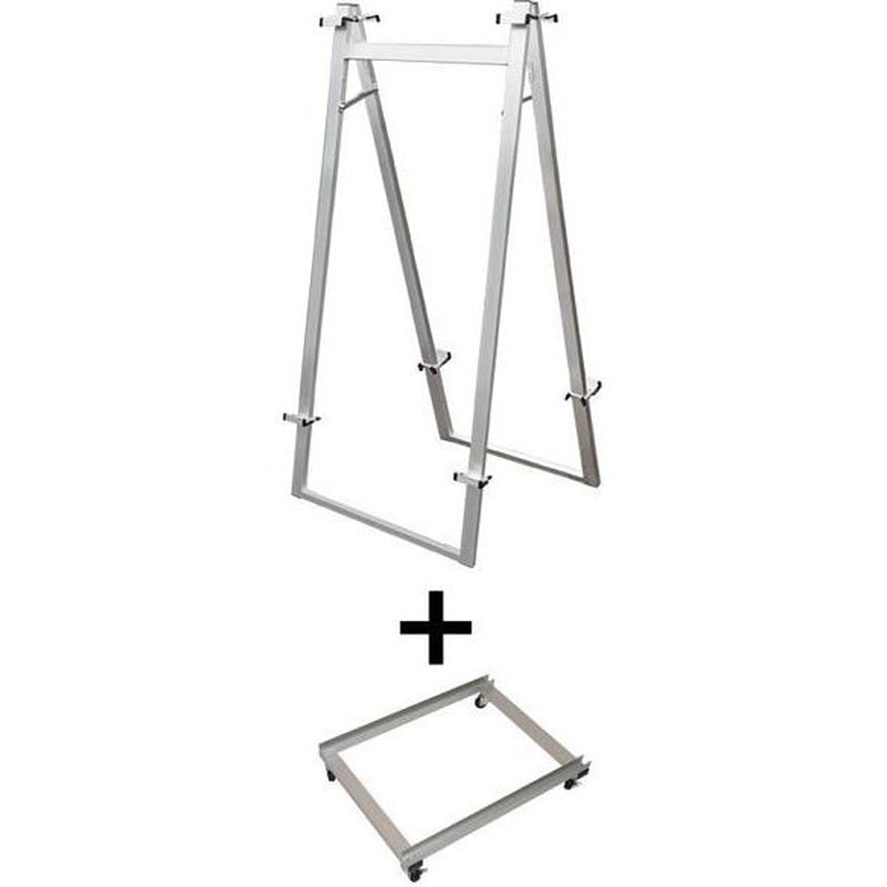 AFEZ600R-KSET アルミフリーイーゼル600両面 アームキャスターセット 常磐精工 高さ1475mm  AFEZ600R-KSET