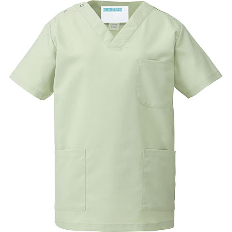 133-96-4L 男女兼用スクラブ カラフルバリエーション 133 KAZEN ミント