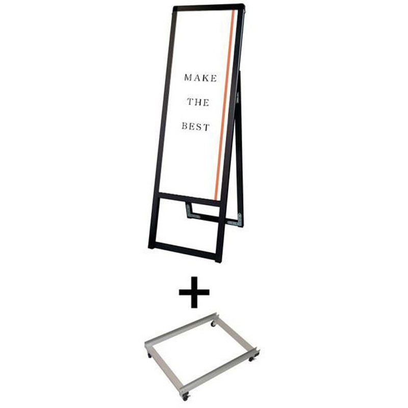 BVASKAC-A3TTK-KSET ブラックバリウススタンド看板 A3縦縦片面 アームキャスターセット 1台 常磐精工 【通販モノタロウ】 17,736円