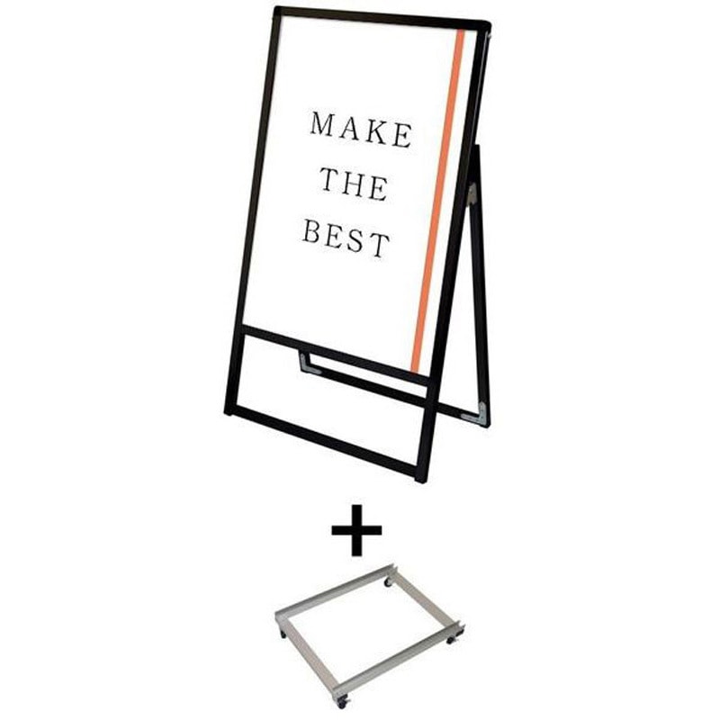 BVASKAC-B2K-KSET ブラックバリウススタンド看板 B2片面 アームキャスターセット 1台 常磐精工 【通販モノタロウ】