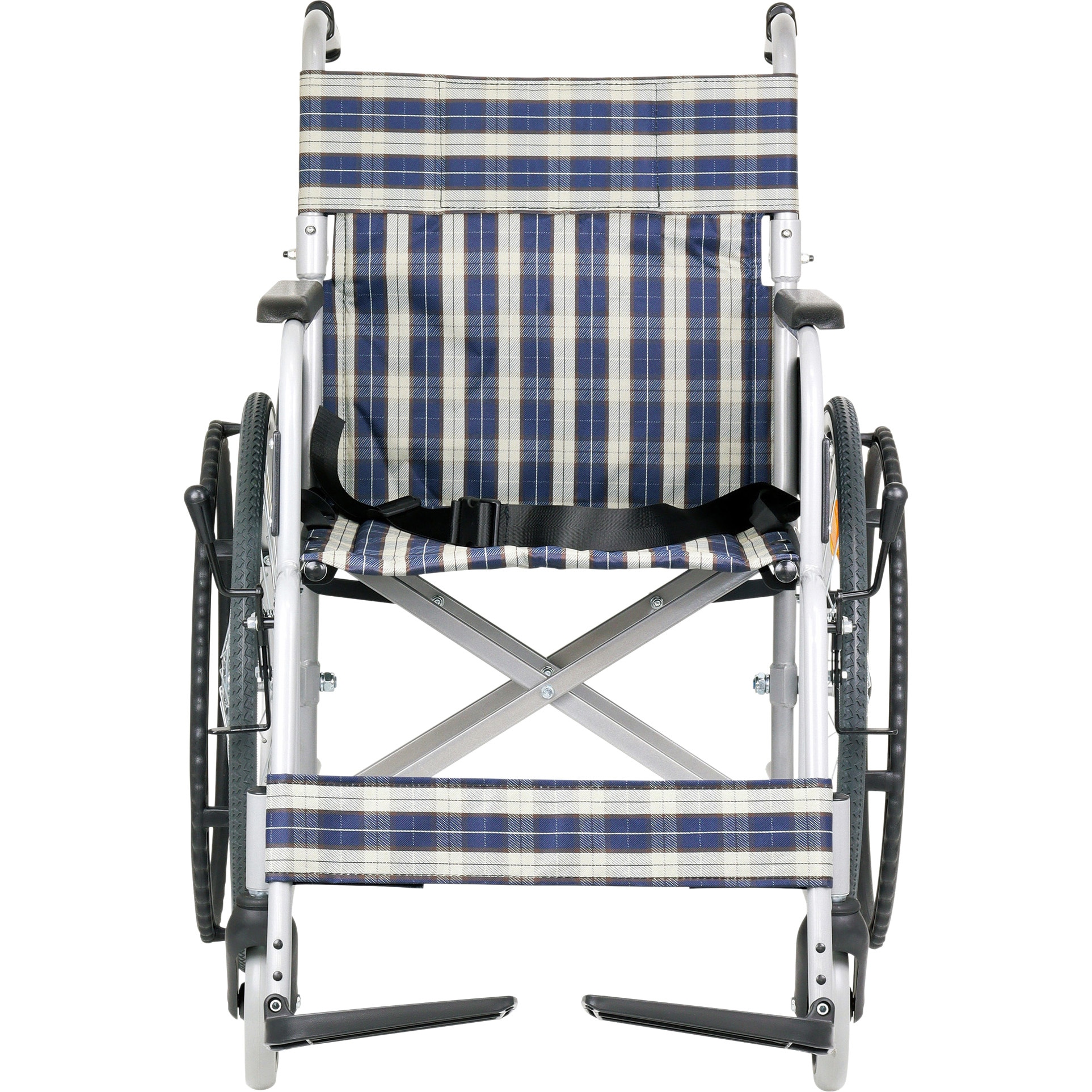 WHS08-NV スチール製車椅子 幸和製作所 ネイビー色 - 【通販モノタロウ】