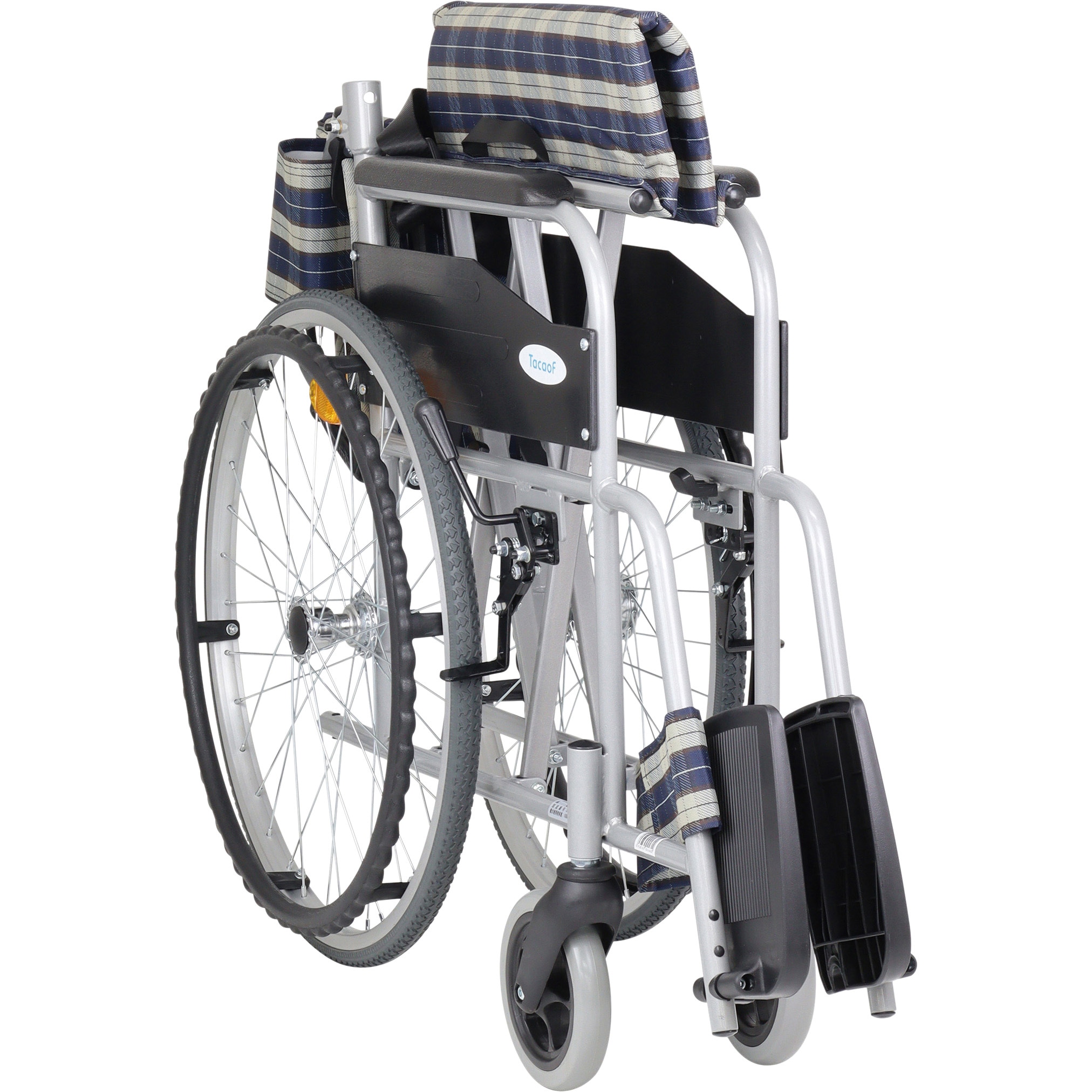 WHS08-NV スチール製車椅子 幸和製作所 ネイビー色 - 【通販モノタロウ】