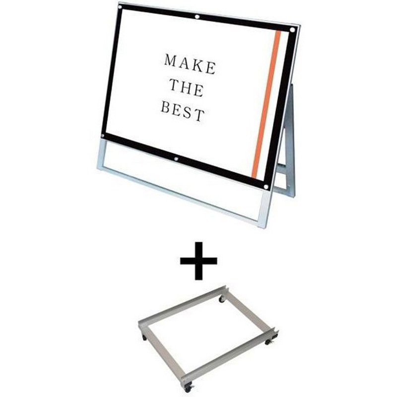 PSSK-B1YLKB-KSET ポスター用スタンド看板 B1横ロウ片面ブラック アームキャスターセット 1台 常磐精工 【通販モノタロウ】 28,587円