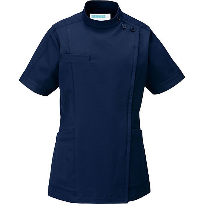 263-28-S レディスジャケット半袖 263 KAZEN ネイビー色 S