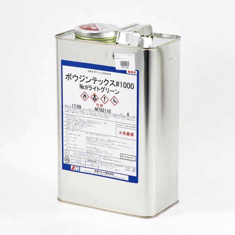 ボウジンテックス#1000 水谷ペイント No.9  ライトグリーン色  1缶(4kg)