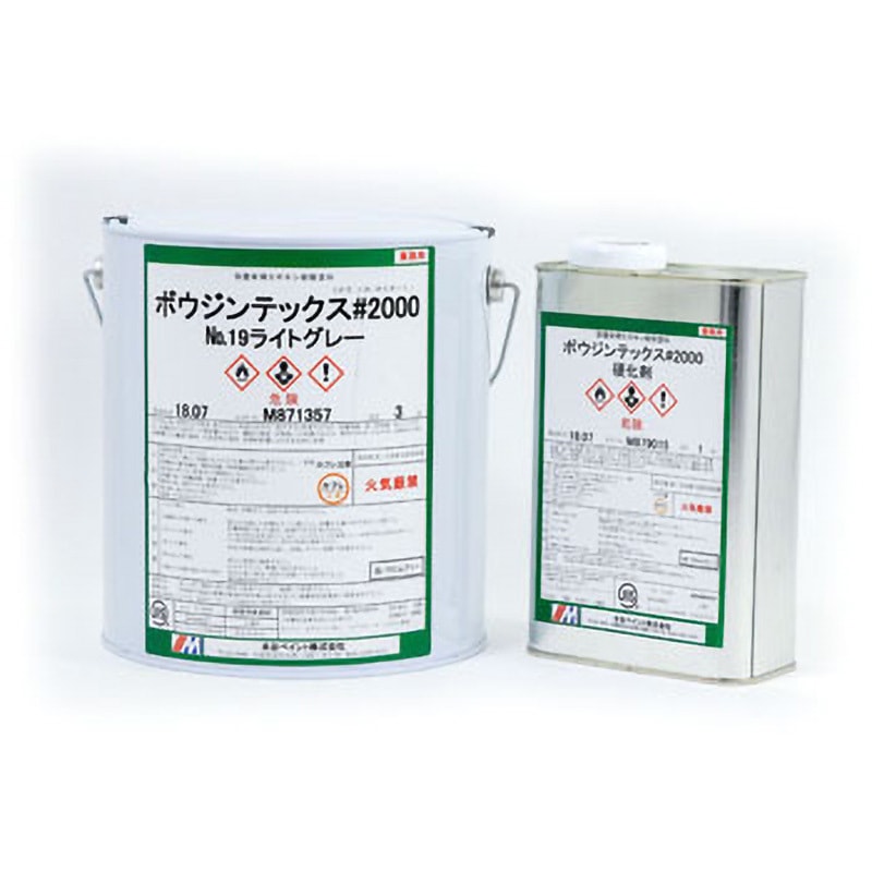 ボウジンテックス#2000 水谷ペイント No.19 ライトグレー色  1缶(4kg)