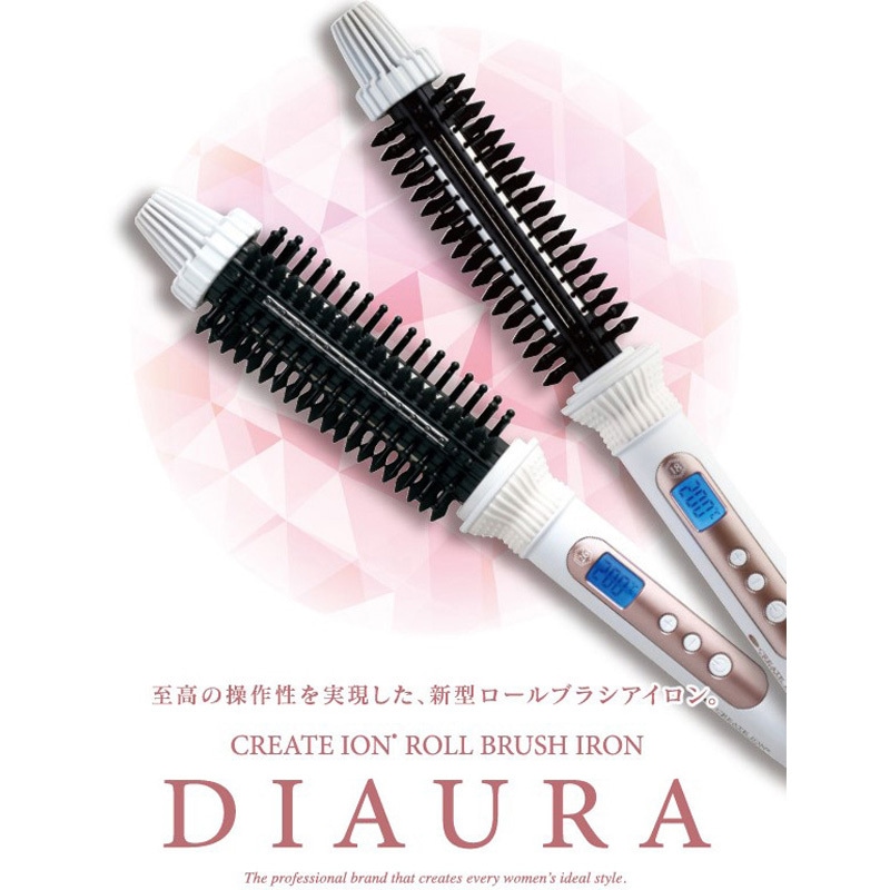ロールブラシアイロン ディオーラ 1台 クレイツ 【通販モノタロウ】