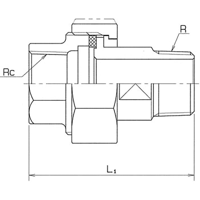 IU-S 絶縁ユニオン SGP&SUS用 ONK(オーエヌ工業) ステンレス管用継手