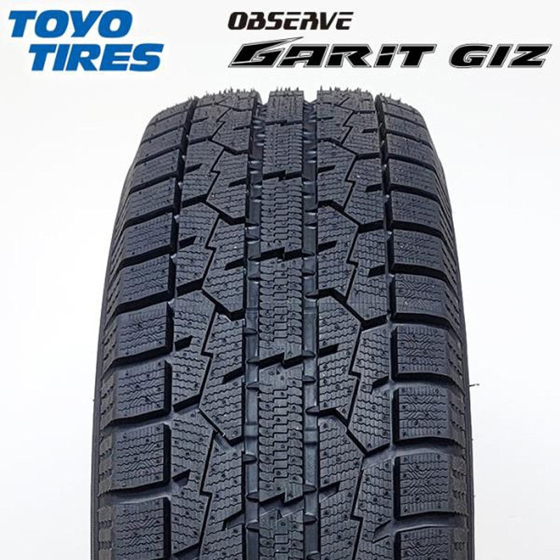 トーヨータイヤ TOYO GIZ 215/60R16 4本 №4231 雪 氷 スタッドレス