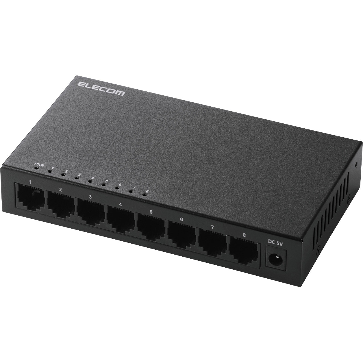 EHC-LG08M-B スイッチングハブ LAN ハブ Giga対応 1000/100/10Mbps