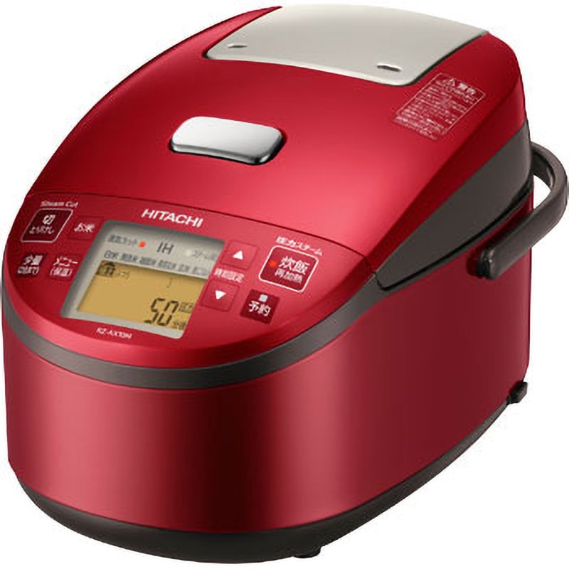 RZ-AX10M(R) 蒸気カット圧力スチームIH炊飯器 1台 日立 【通販モノタロウ】